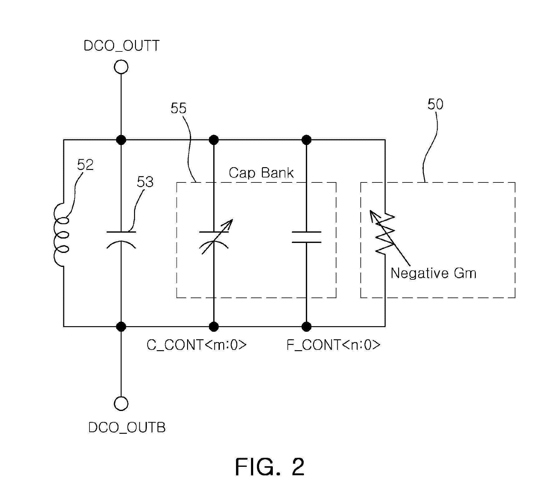 Control circuit and apparatus for digitally controlled oscillator