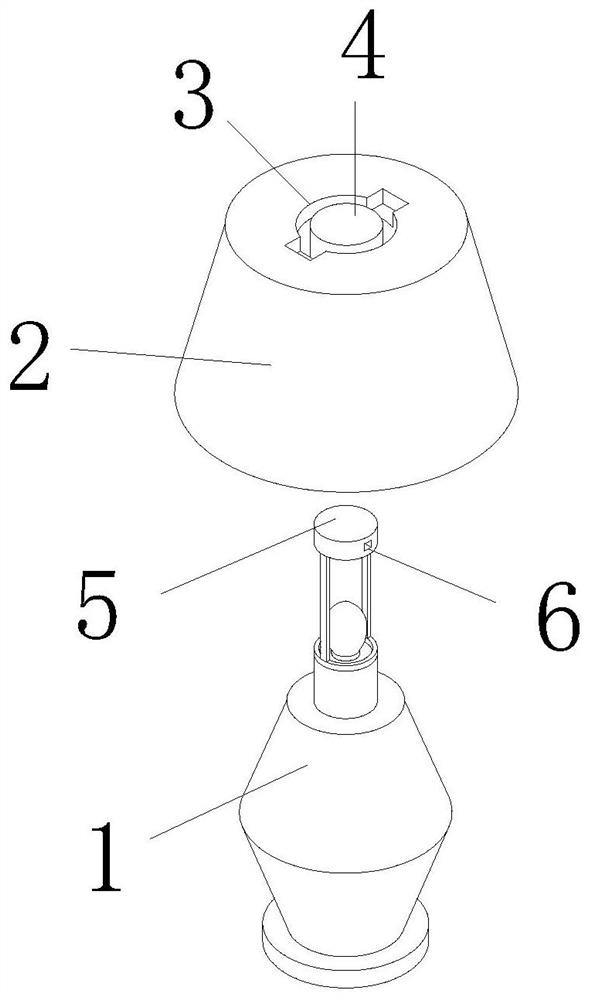 Illuminating lamp shell and illuminating lamp using same