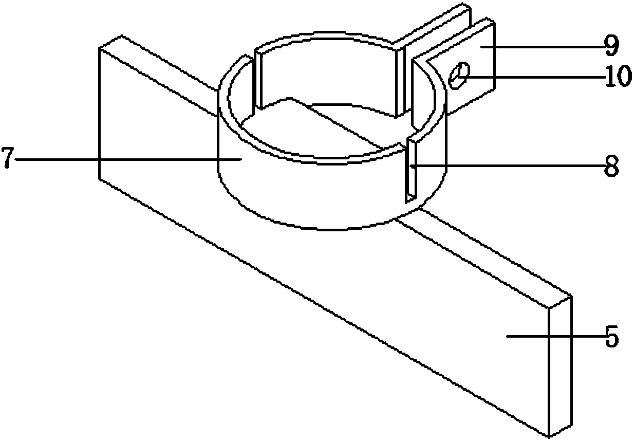 Stirring device for slurry mixing tank