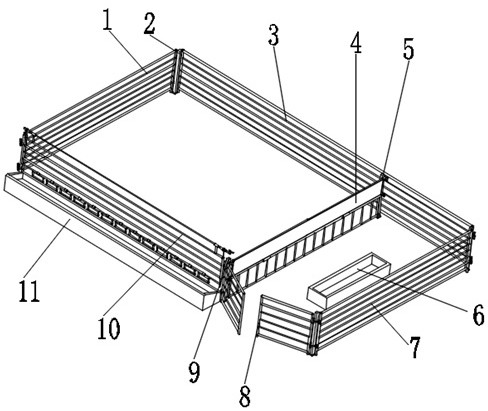 Novel primary and secondary fence integrated sheepfold