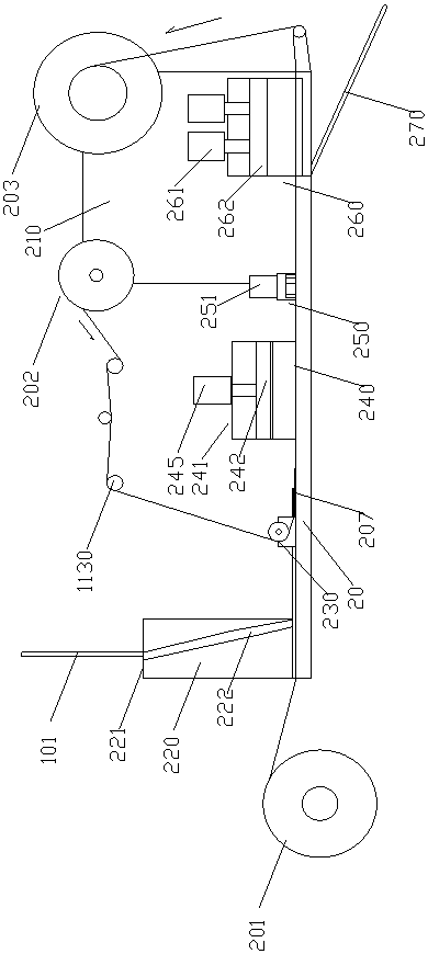 Full-automatic material distribution tablet subpackage device and subpackage method thereof