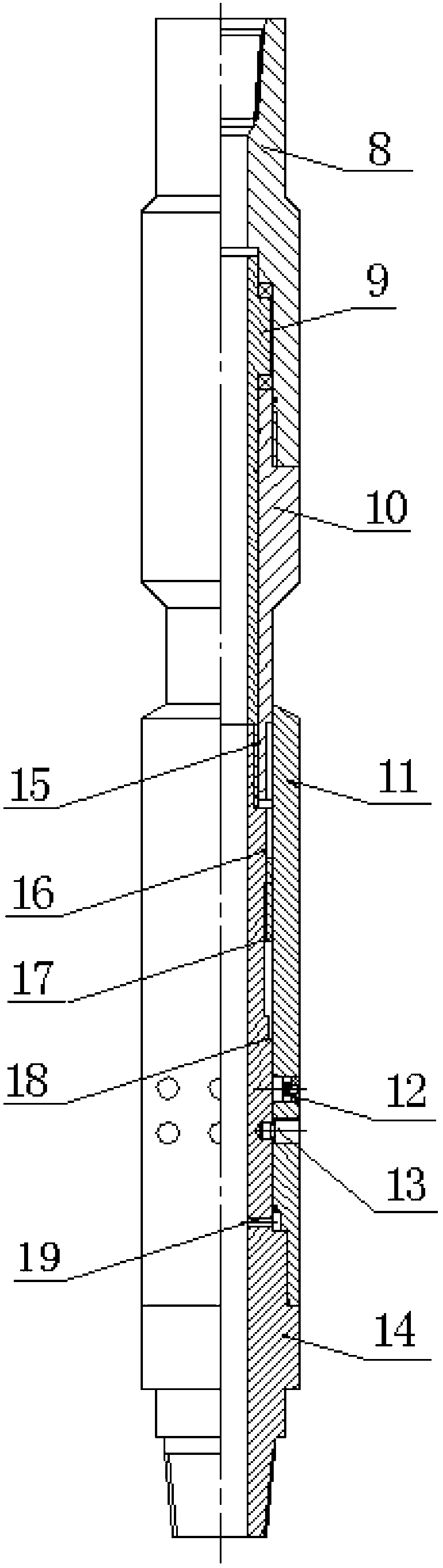 Method and tool for putting well completion pipe down by utilizing drill rod