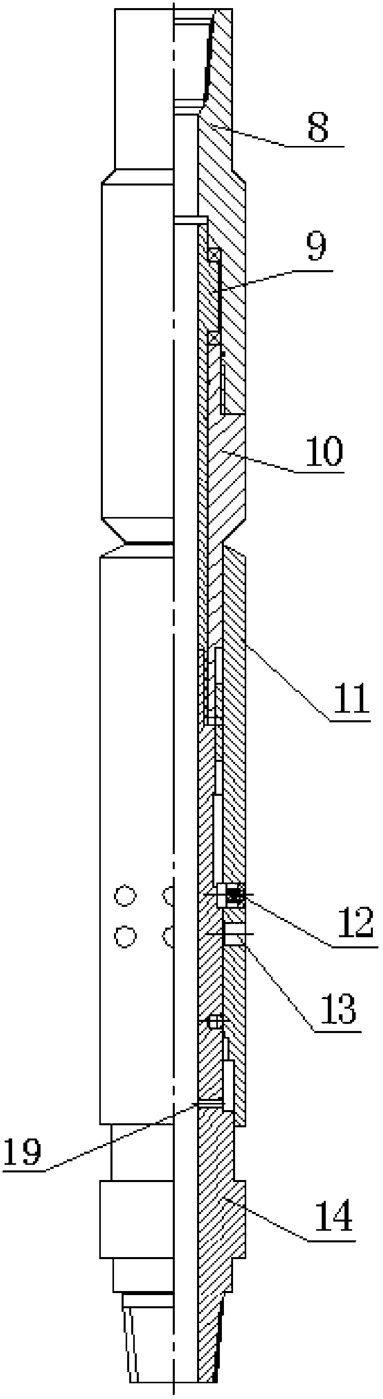 Method and tool for putting well completion pipe down by utilizing drill rod