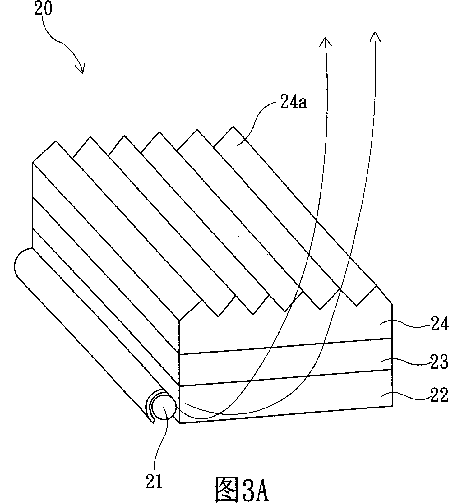 Optical diffusion barrier and relative back light module