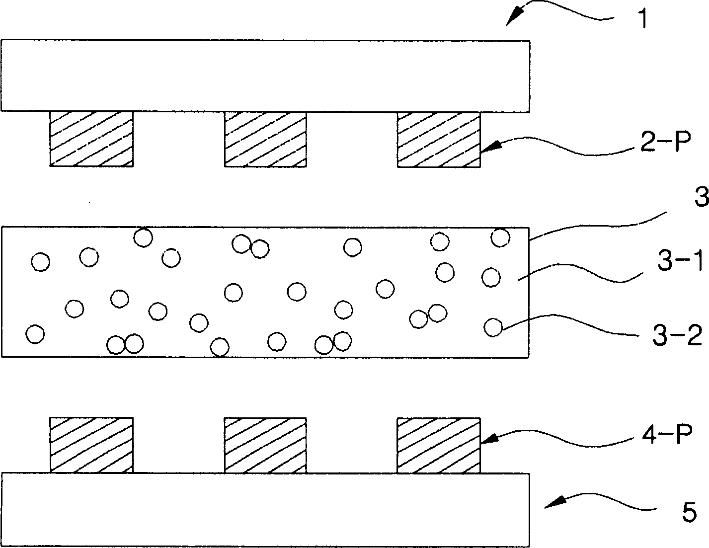 Method of microelectrode connection and connected structure of use thereof
