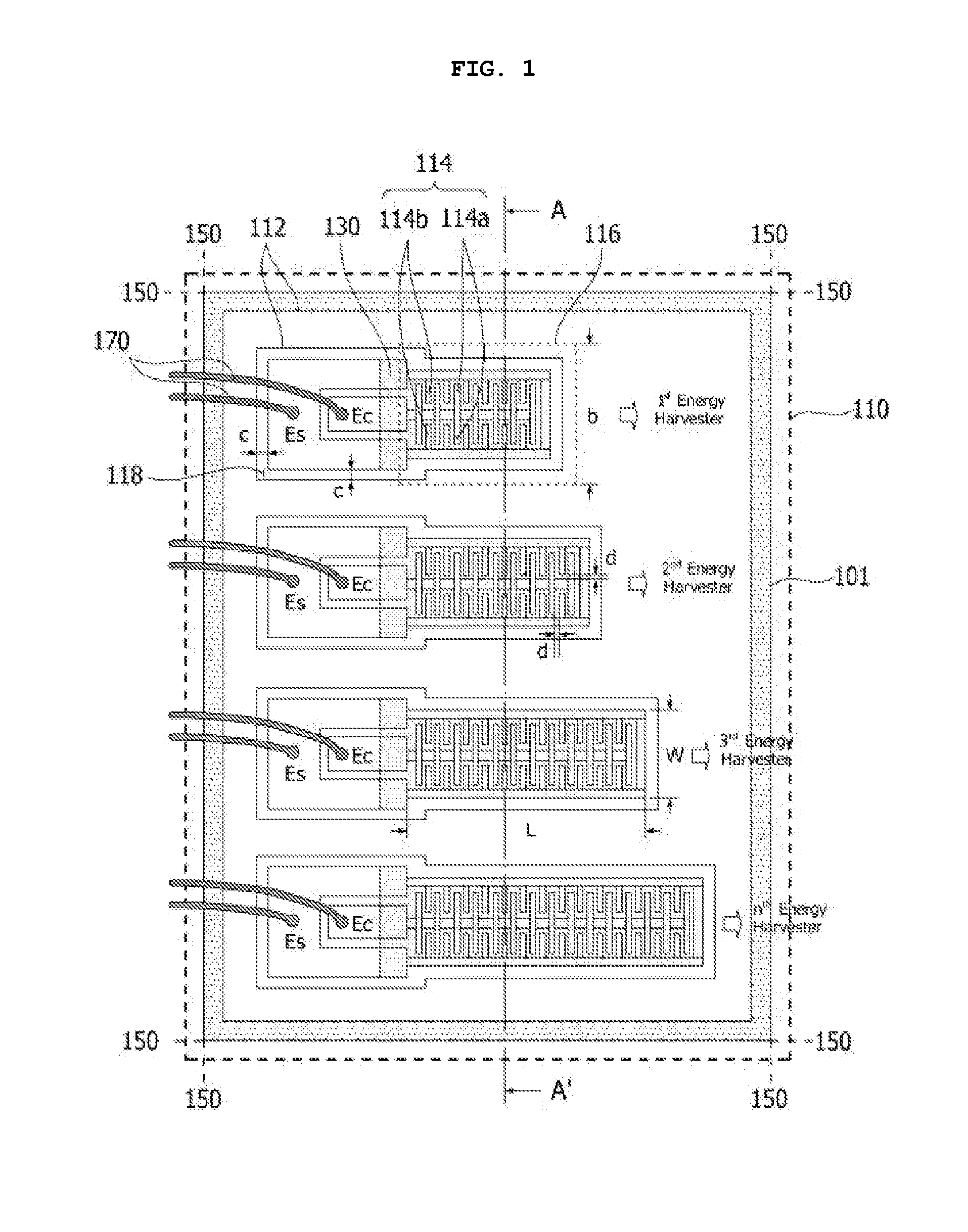 Piezoelectric micro energy harvester and manufacturing method thereof
