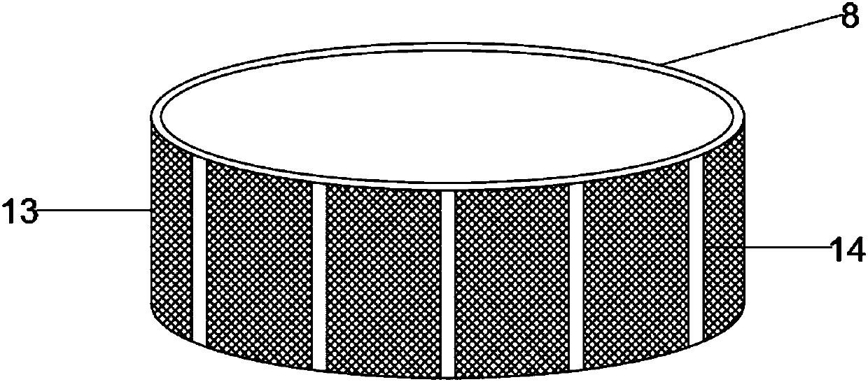 Energy-saving cyclic ventilation cooling tower