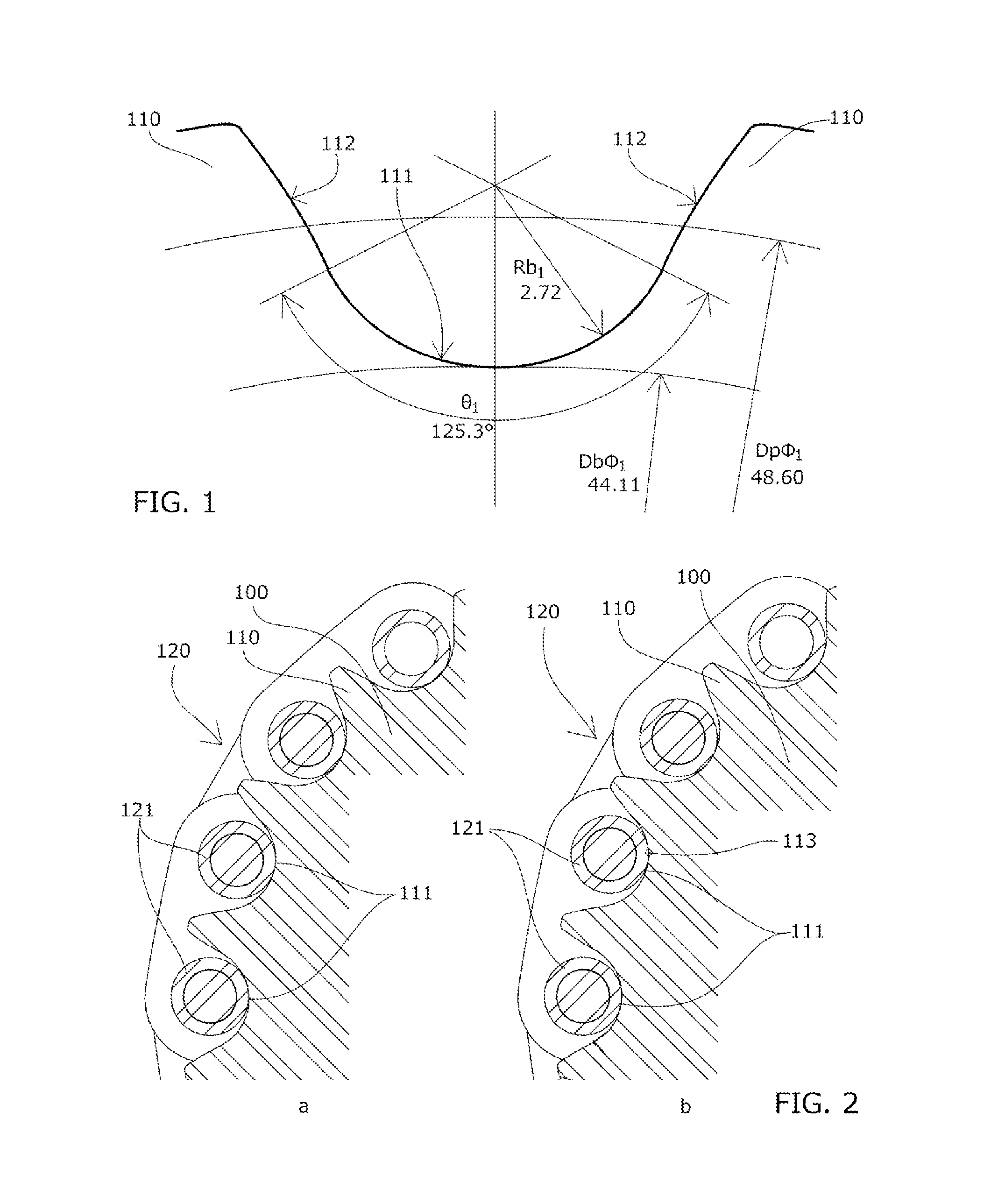 Sprocket and chain transmission mechanism