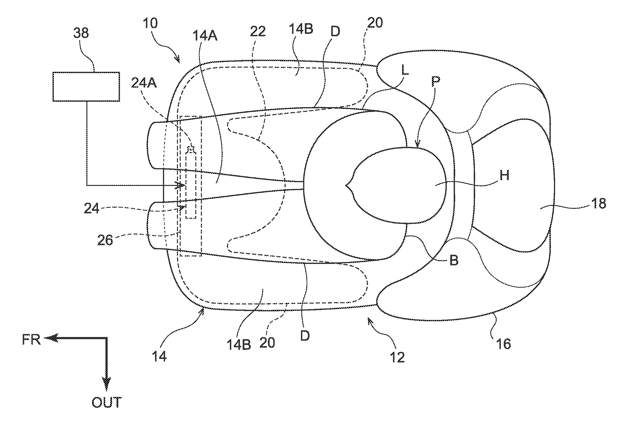 Passenger protecting device for vehicle