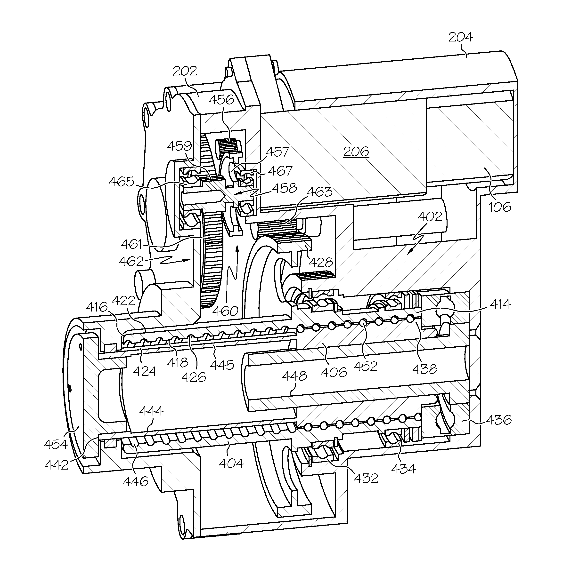 Brake actuator assembly with line replaceable motor features