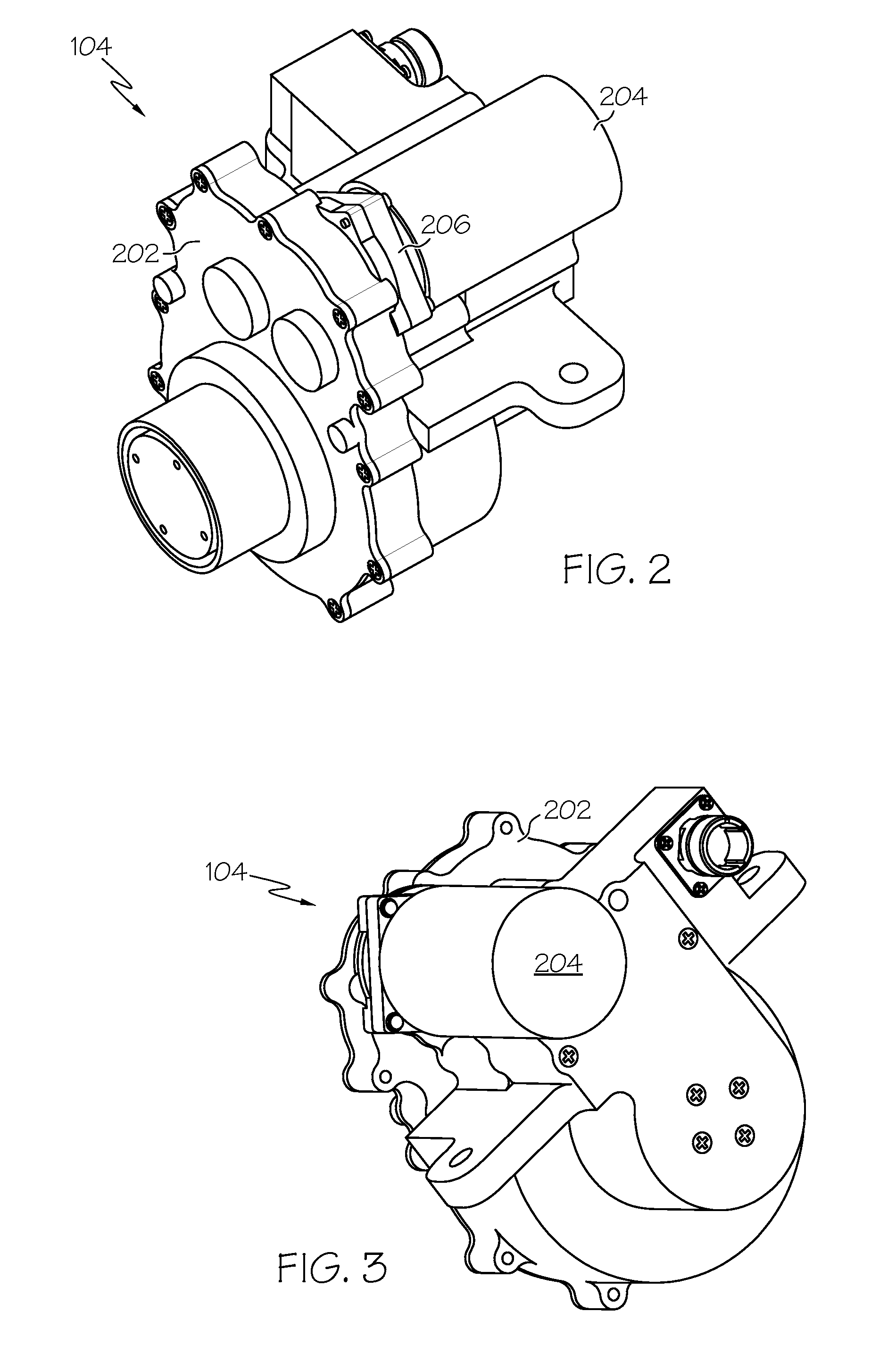 Brake actuator assembly with line replaceable motor features
