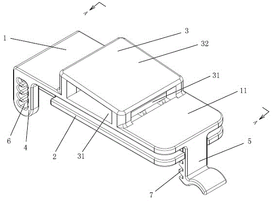 Knapsack clamp