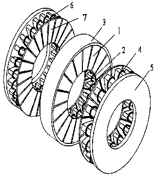 A pole slot design method for multi-frequency anti-pole magnetic field coupling direct-drive doubly-fed motor structure