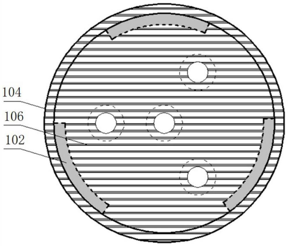 In-situ river sludge curing device and construction method