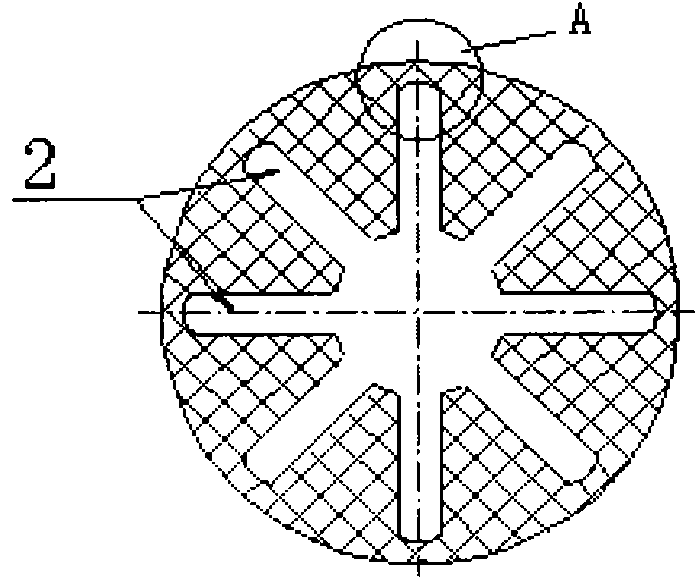 A solid rocket motor charge grain structure