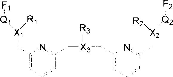 Fluorescent molecular probe and use for inspecting transient metal and heavy metal ion