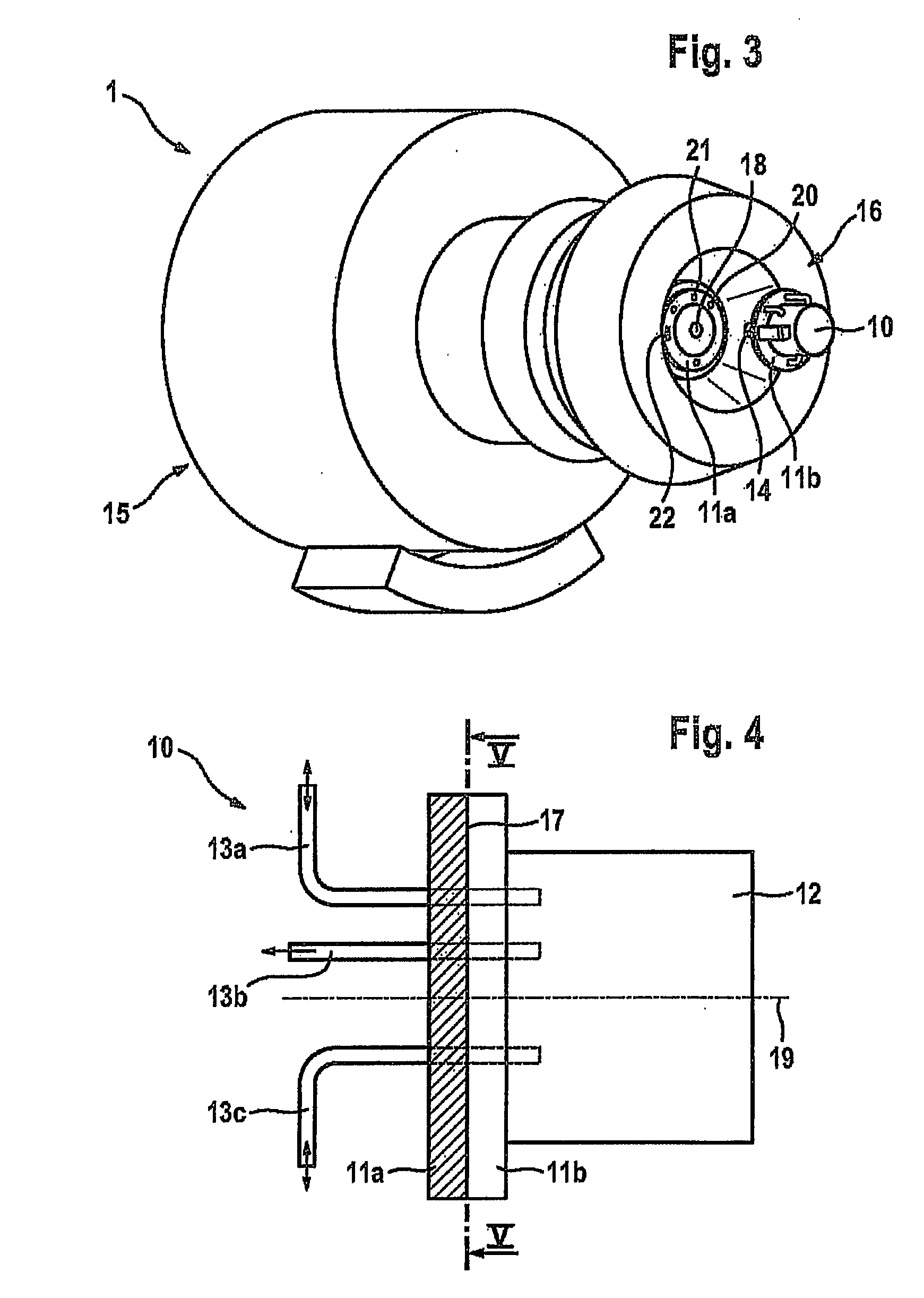 Jet engine with detachably arranged generator unit