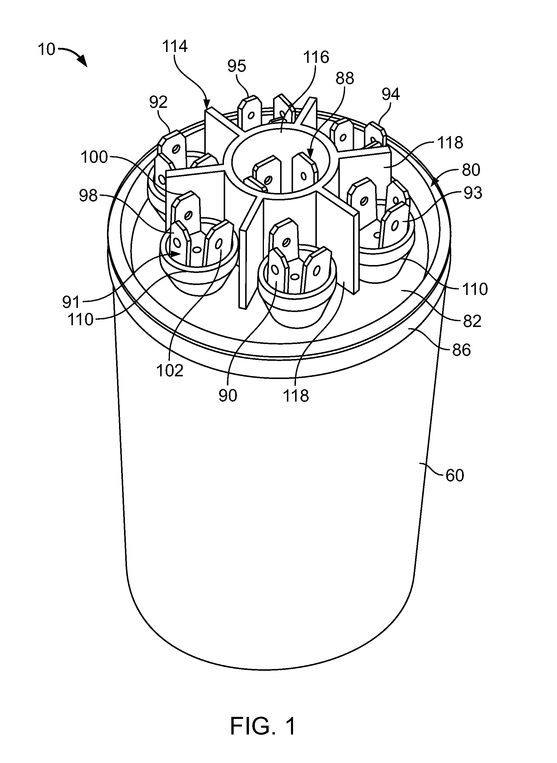 Capacitor for multiple replacement applications