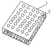 A method for making a terrier pineapple cultivation base made of areca nut fiber