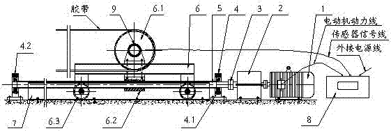 Rail type spiral automatic tensioning device