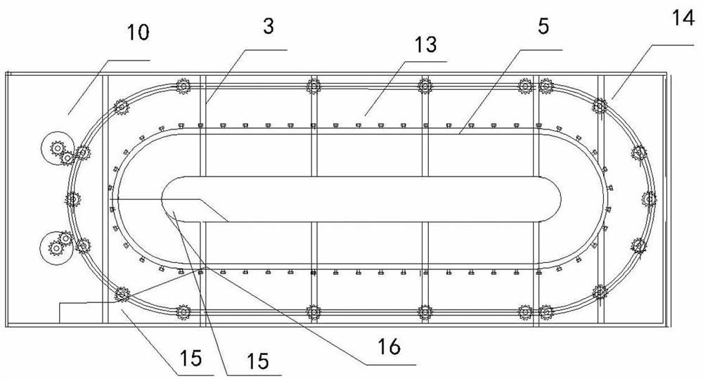 Multi-layer horizontal rotation circulation grain dryer