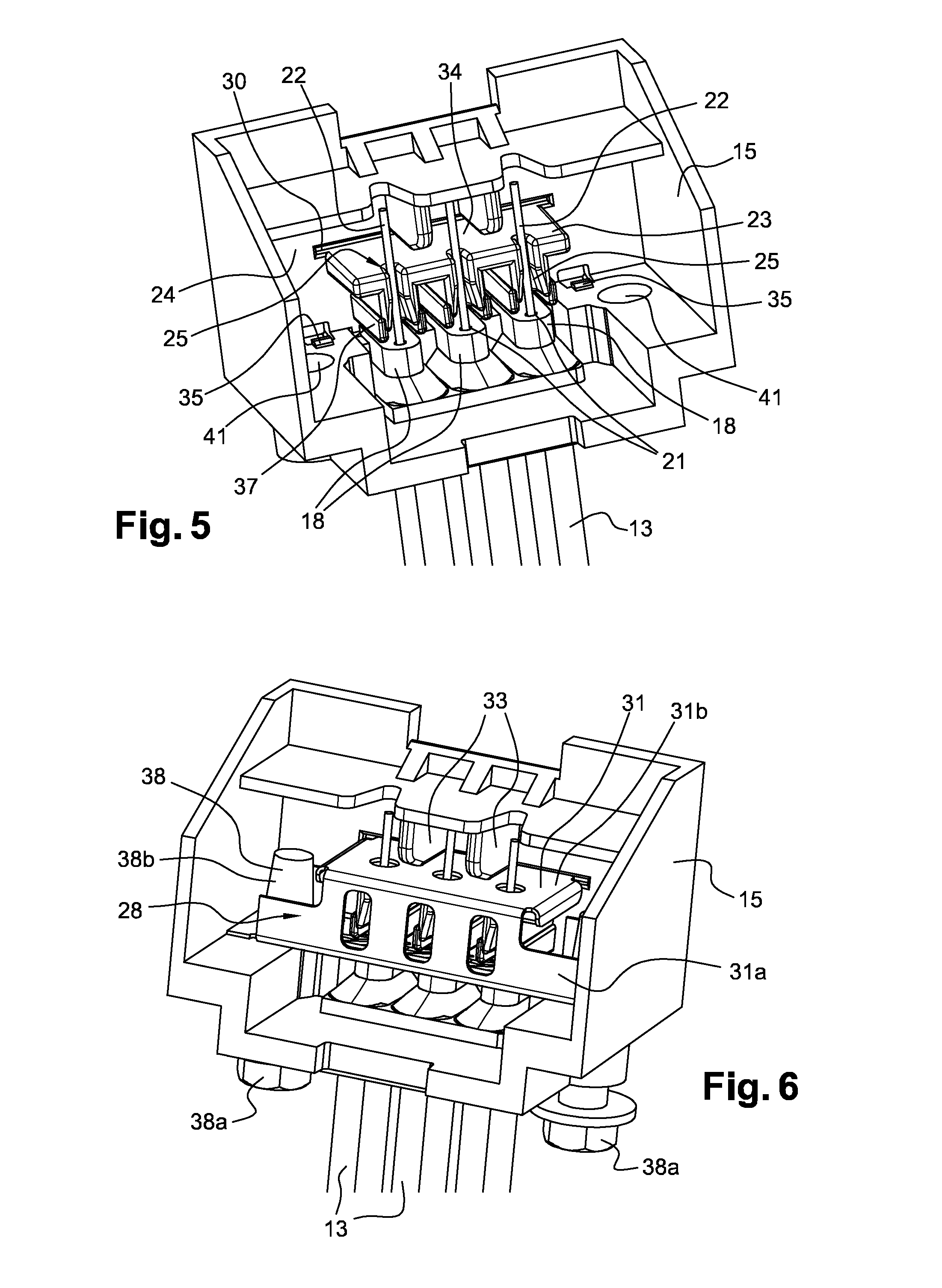 Terminal for detecting an optically invisible network, installation comprising such a detection terminal, and method for detecting an optically invisible network