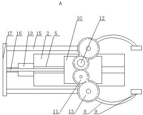 Overhauling and maintenance integrated device integrated with multi-USB-cable for giant server