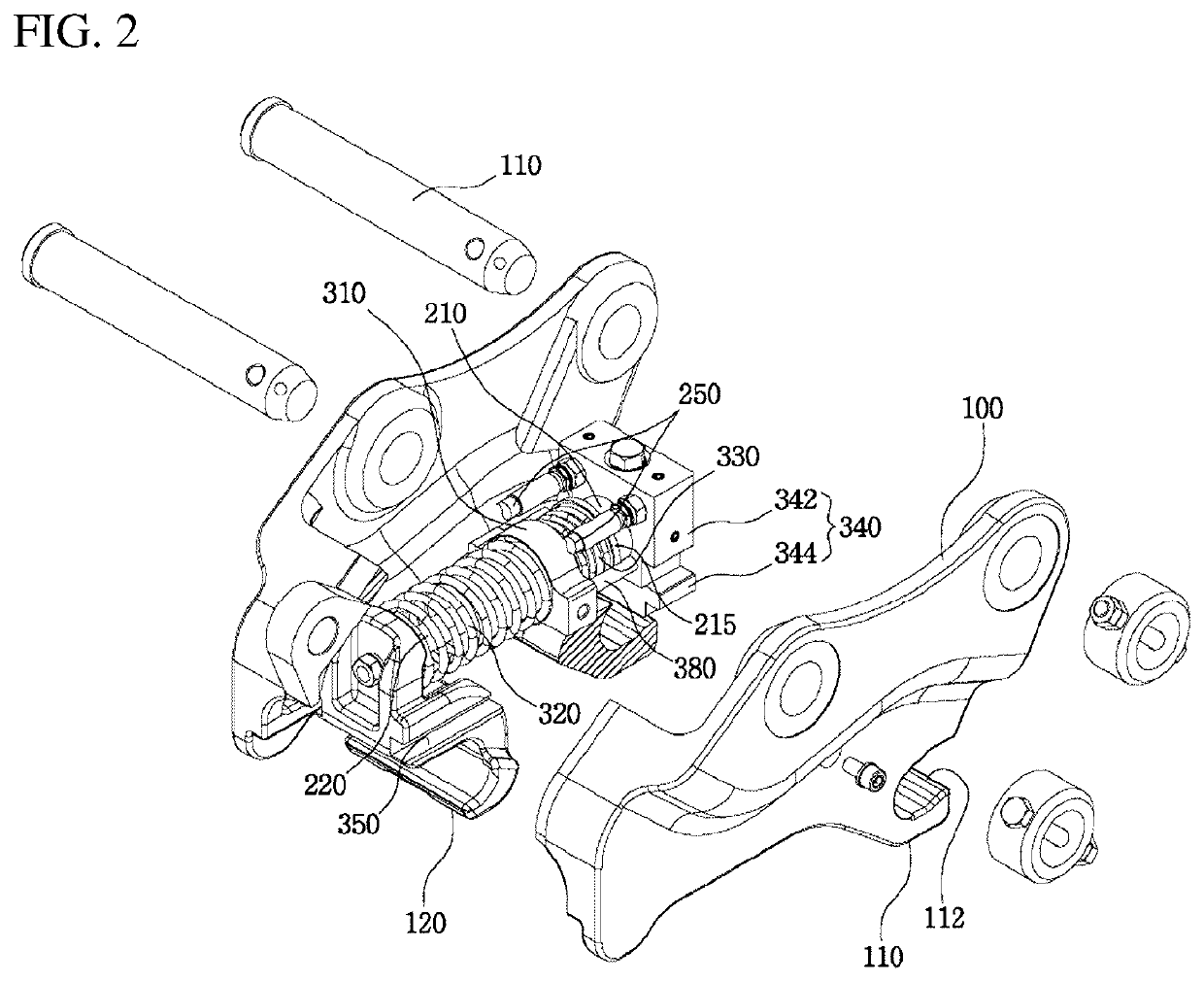 Double safety device for quick coupler