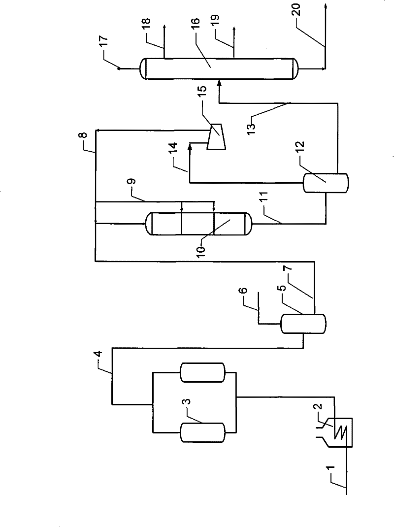Combined process for delayed coking and hydrotreating