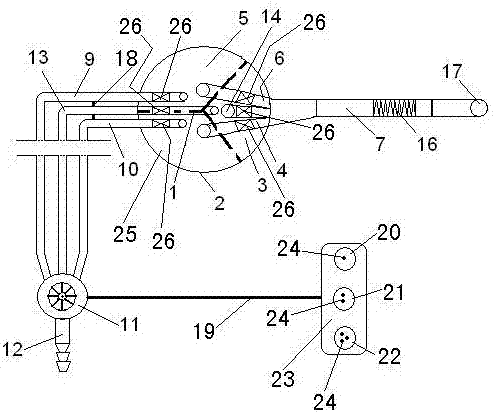 Touching-type automatic feed multiple-cavity diet utensil device