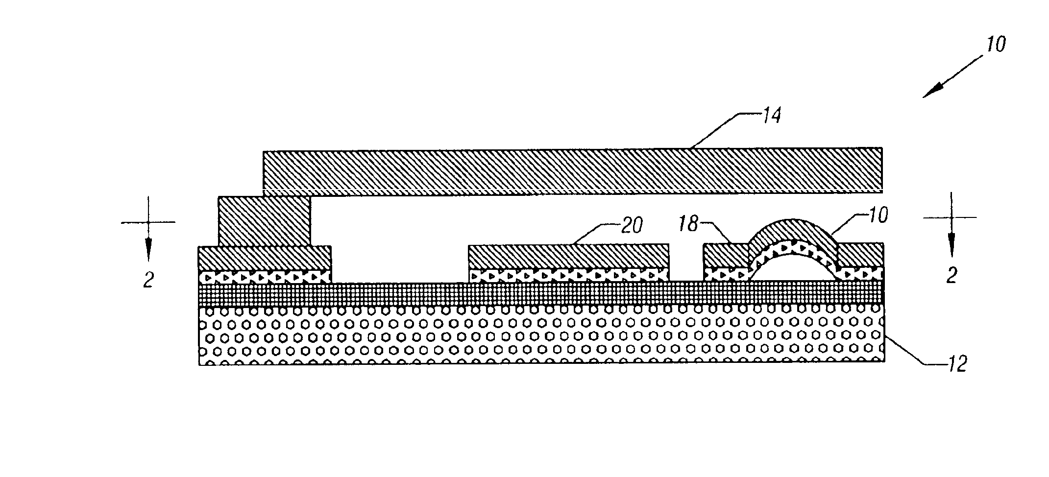 Integrated microsprings for speed switches