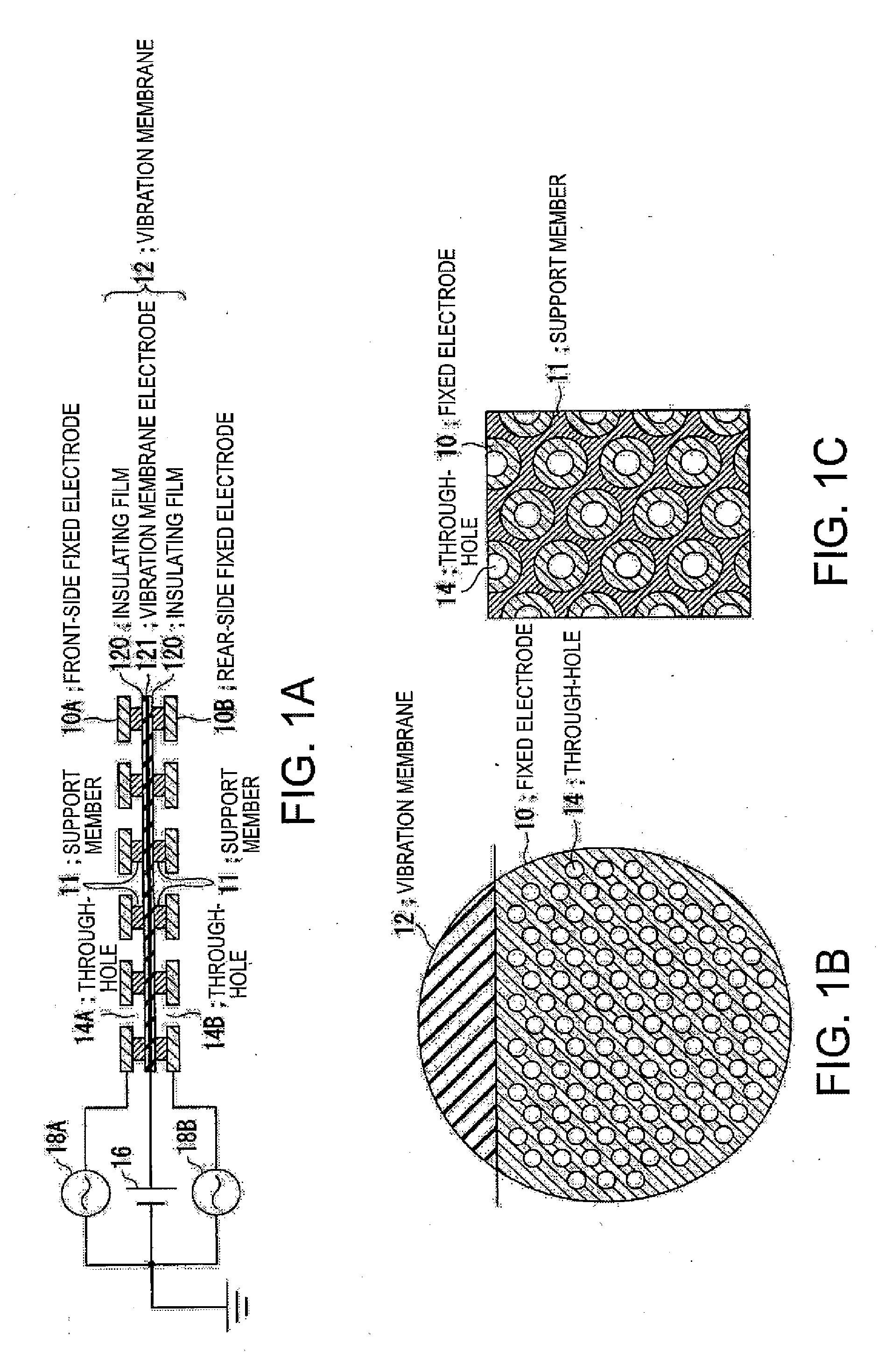 Electrostatic transducer, driving circuit of capacitive load, method for setting circuit constant, ultrasonic speaker, display device and directional acoustic system