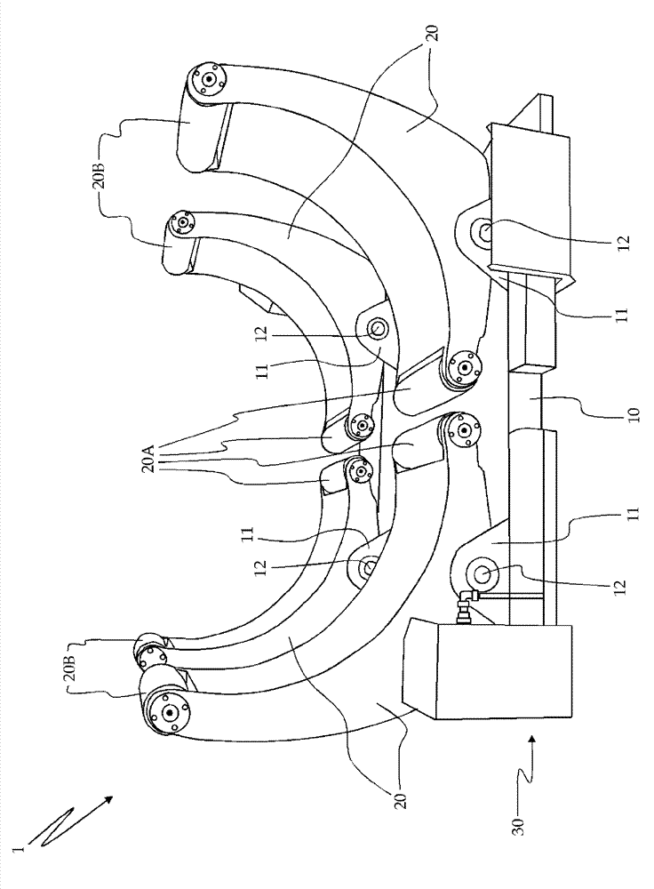 Support for storing and/or moving metal materials, especially metal strips