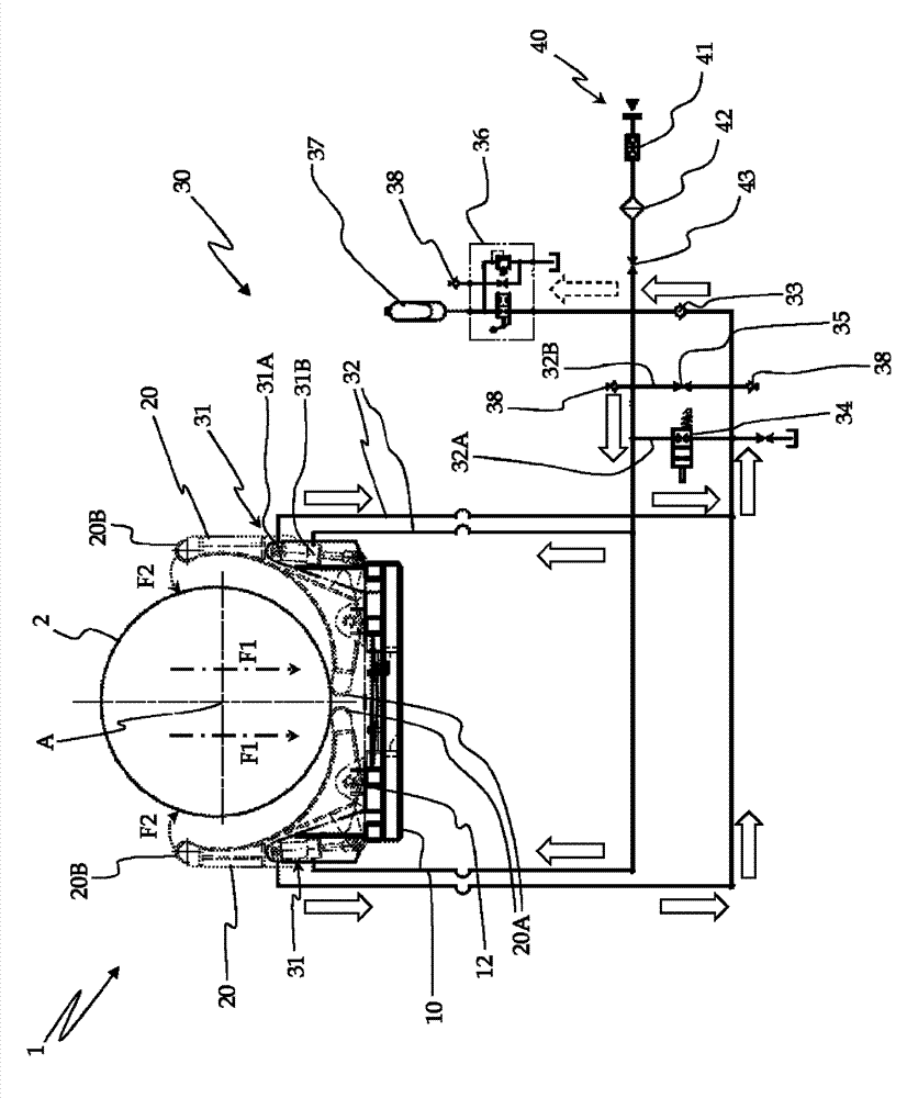 Support for storing and/or moving metal materials, especially metal strips