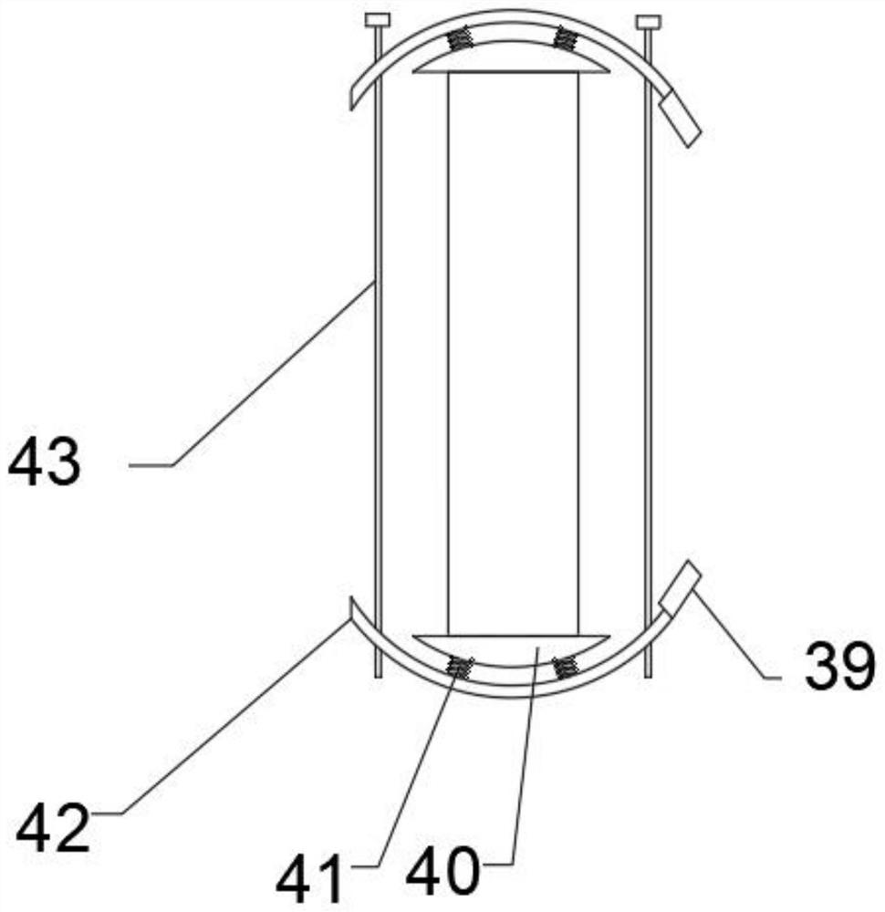 Mechanical computer hard disk ash removal device and cleaning method thereof