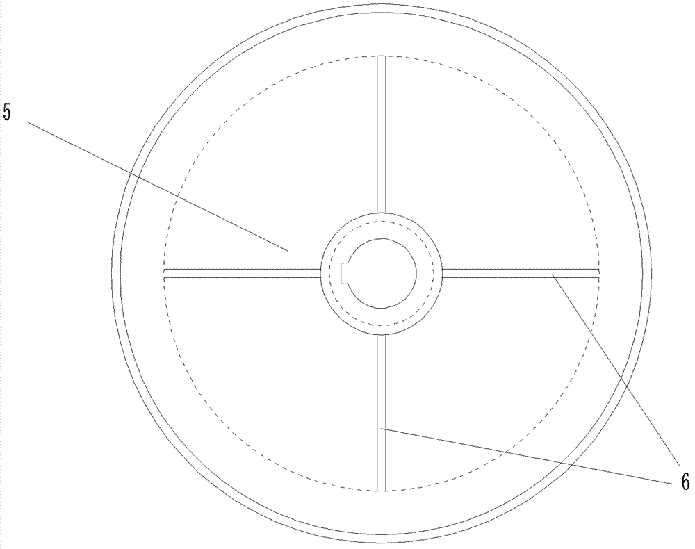 Vertical internal and external mixing shaft-seal-free self-sucking pump