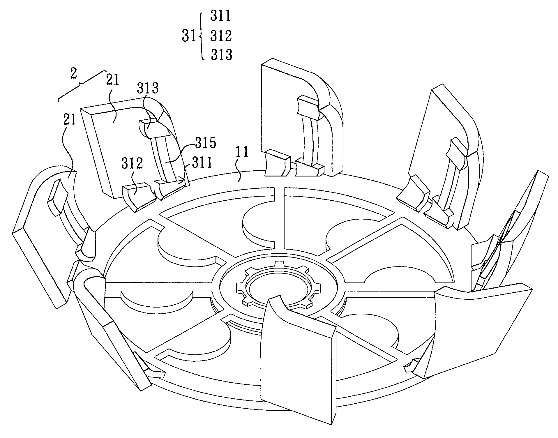 Self-assembly micro blade