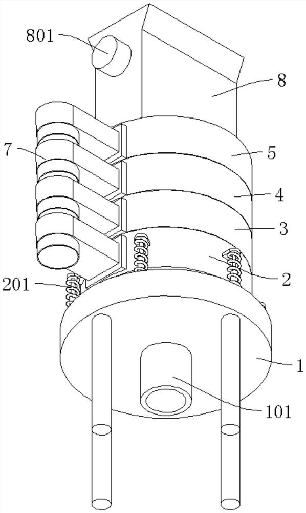 A powder separation device and method thereof