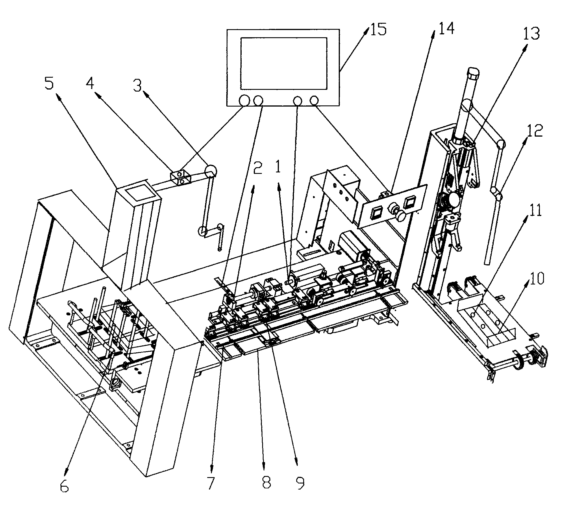 Conveying system for integrated circuit chip loader framework