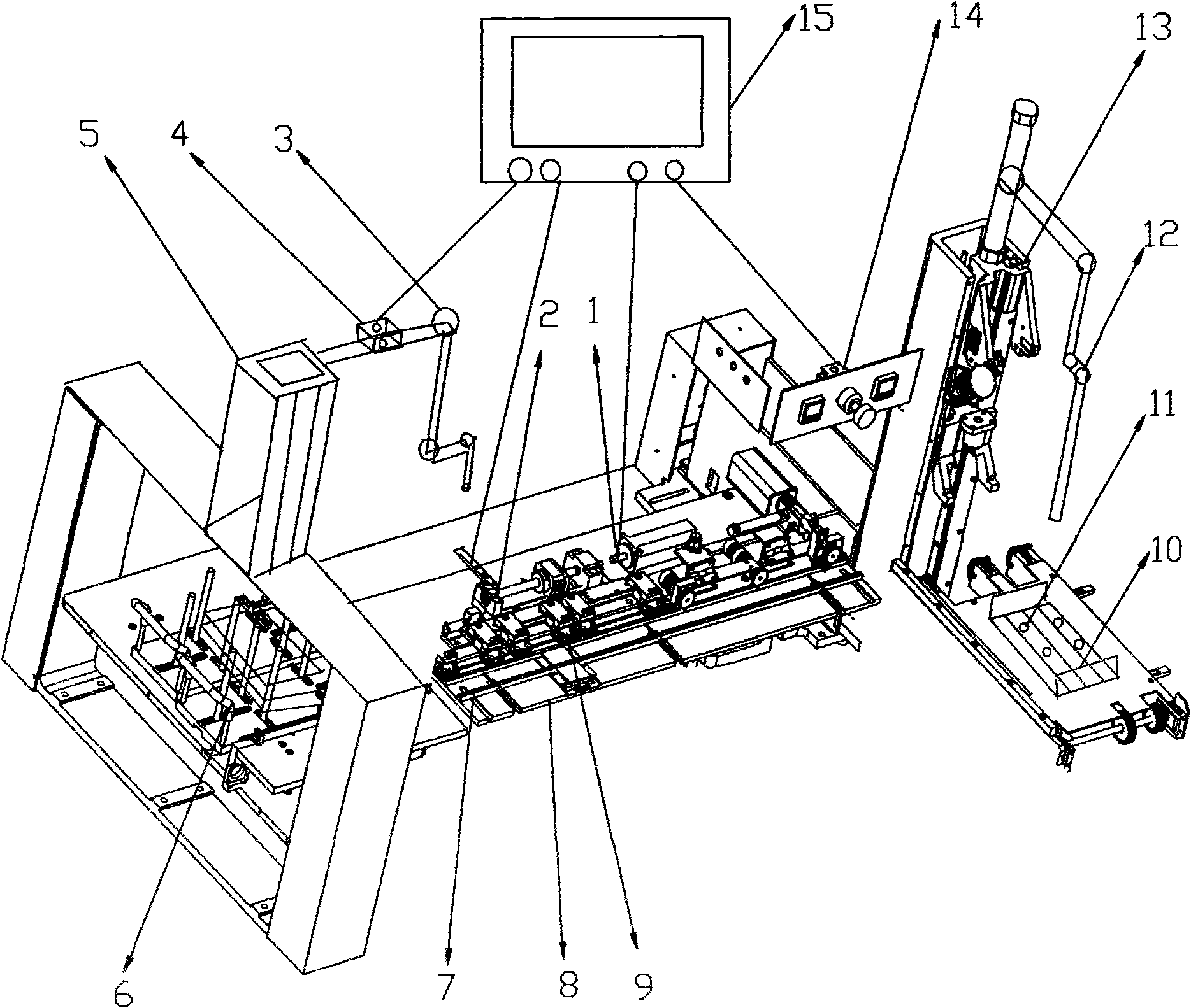 Conveying system for integrated circuit chip loader framework