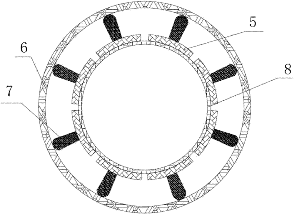 Double layer drainage pipeline collecting well device for sponge city and water collection method