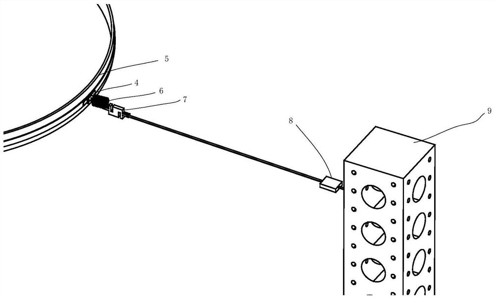 A force-measuring support device based on a tape