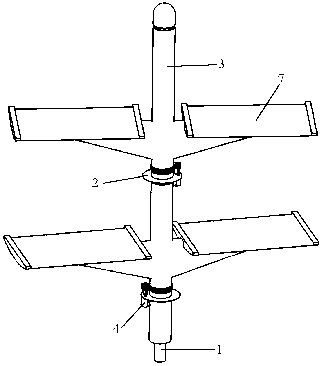 Pillar type multi-storey parking device and usage method