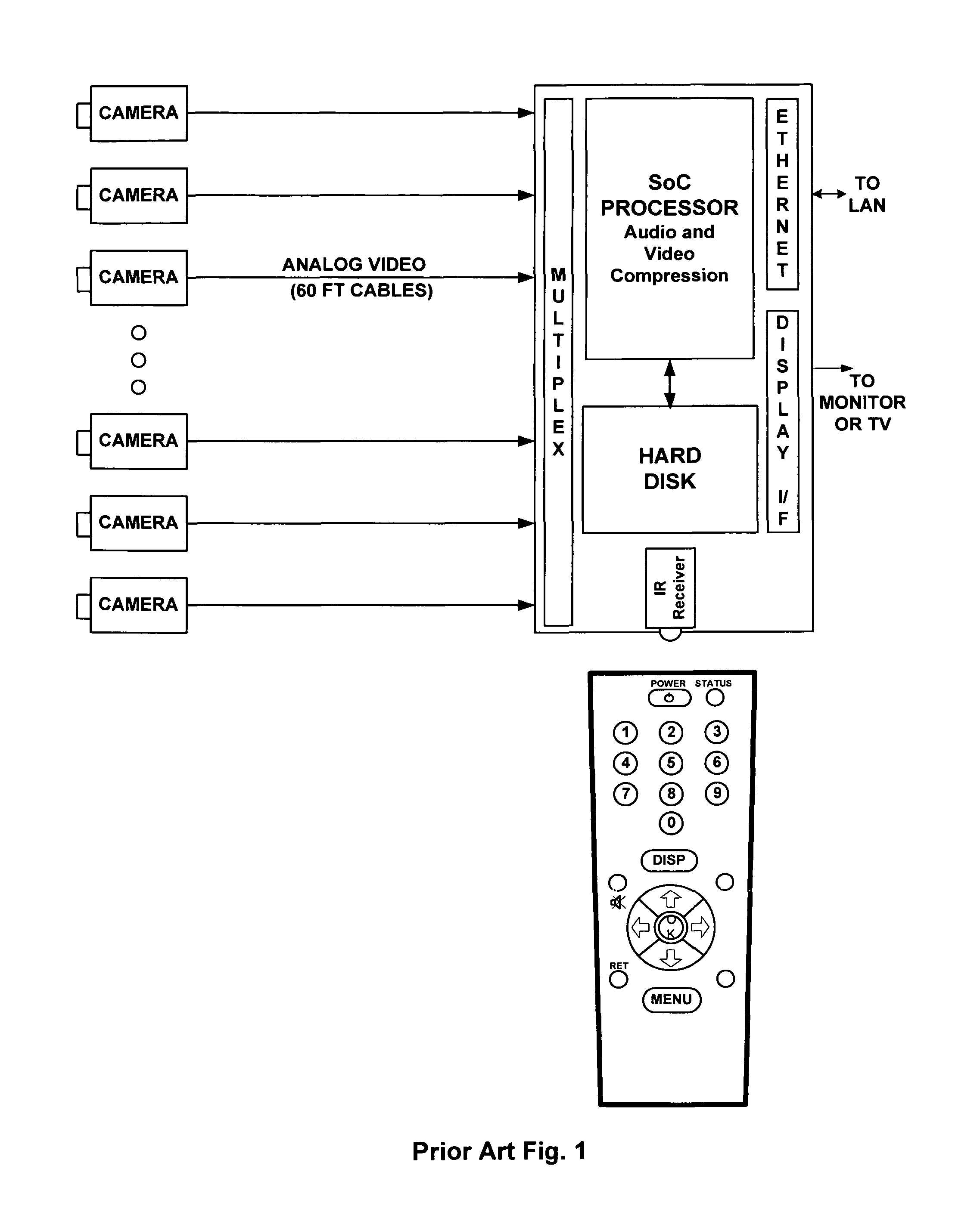 Networked security camera with local storage and continuous recording loop