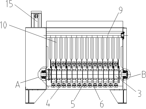 Single-shaft dehairing machine