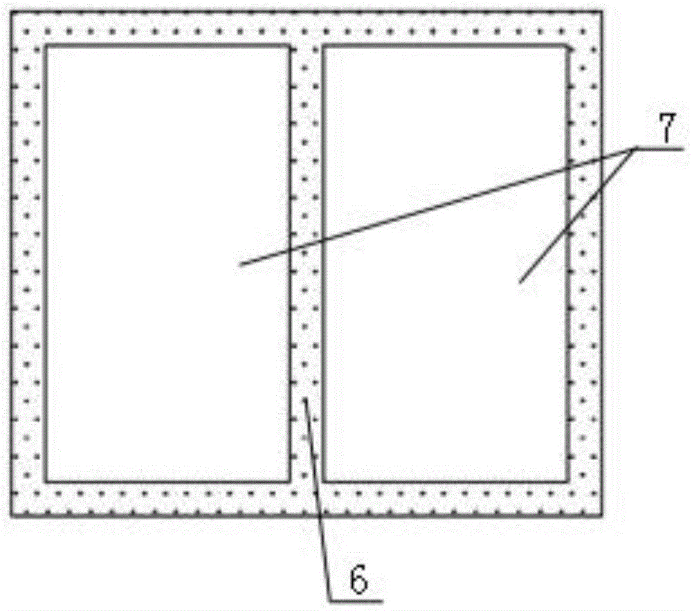 A method for manufacturing a hollow insulation riser with a partition