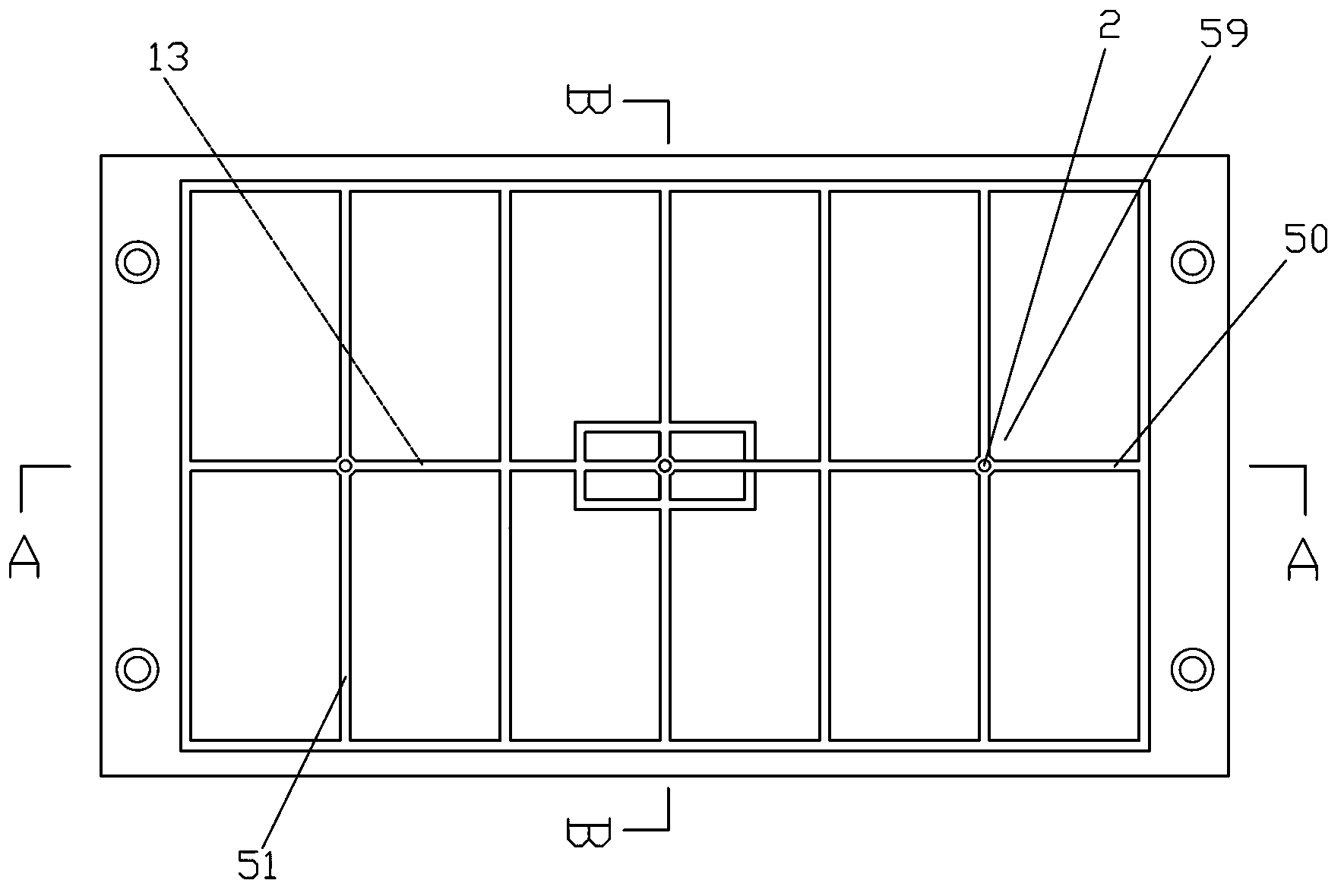 Vacuum clamp for machining thin-plate type part