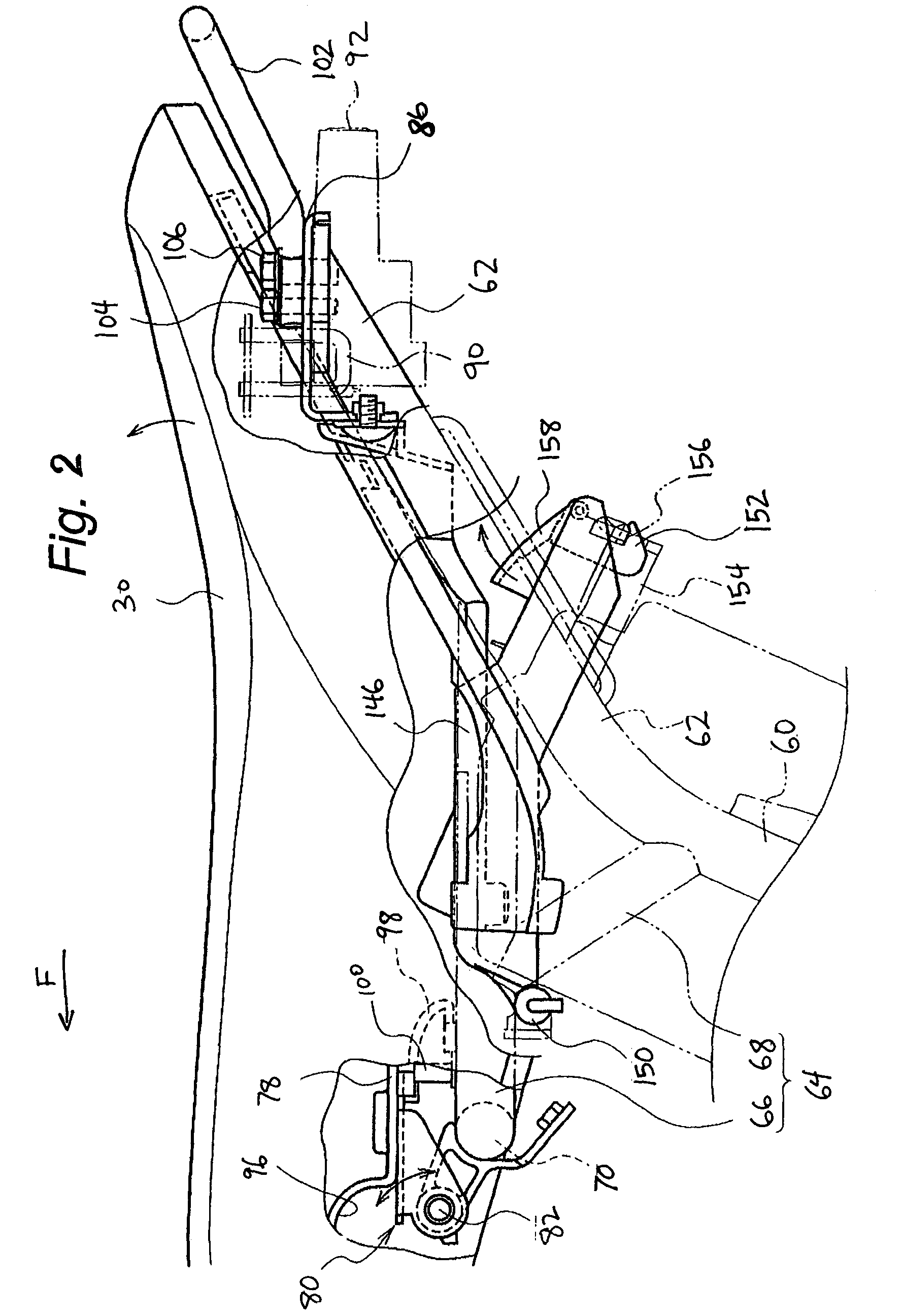 Battery mounting arrangement for electrically powered vehicle