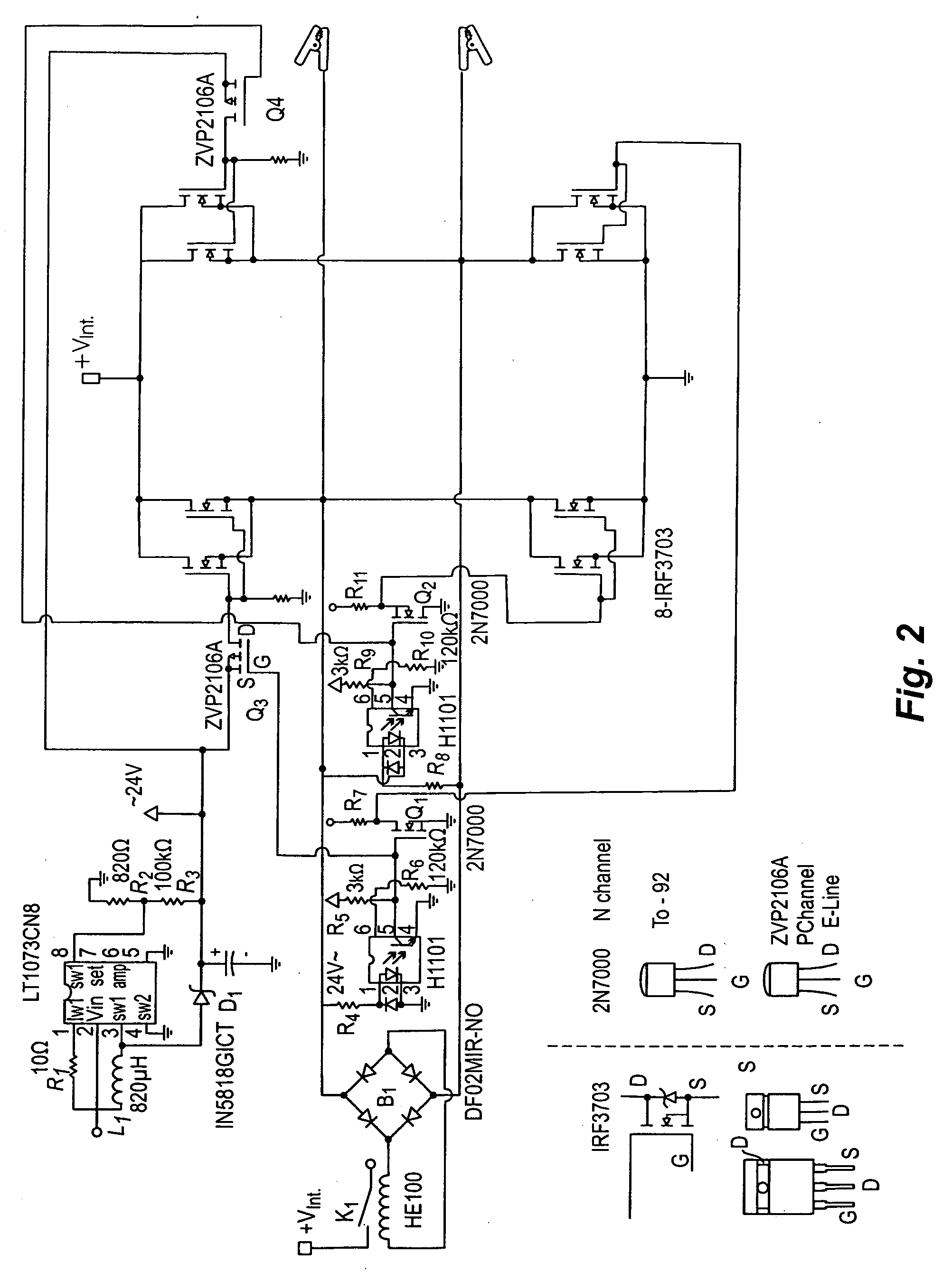 Automotive jump starter with polarity detection and current routing circuitry