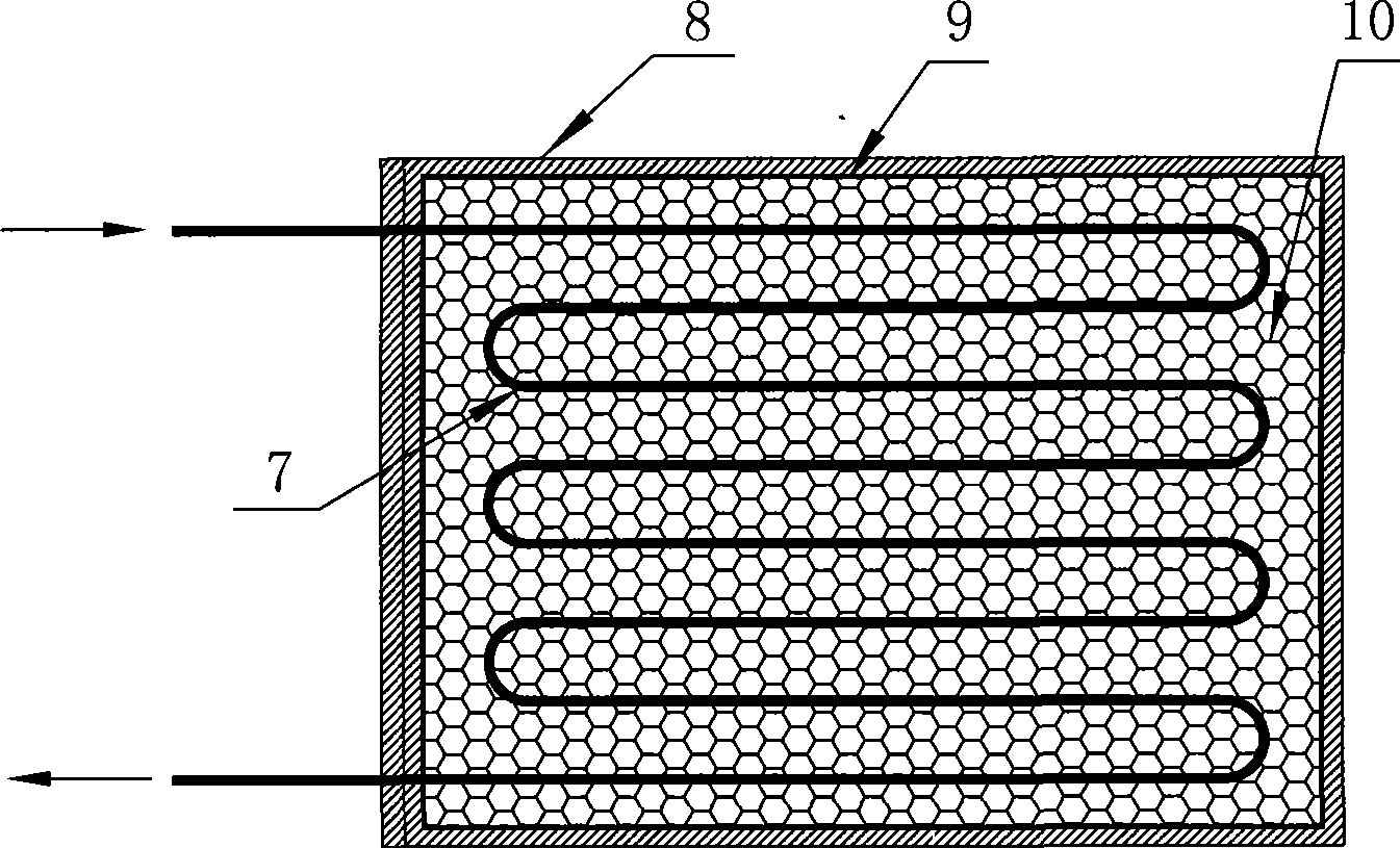 Solar heating system combined with bedding apparatus